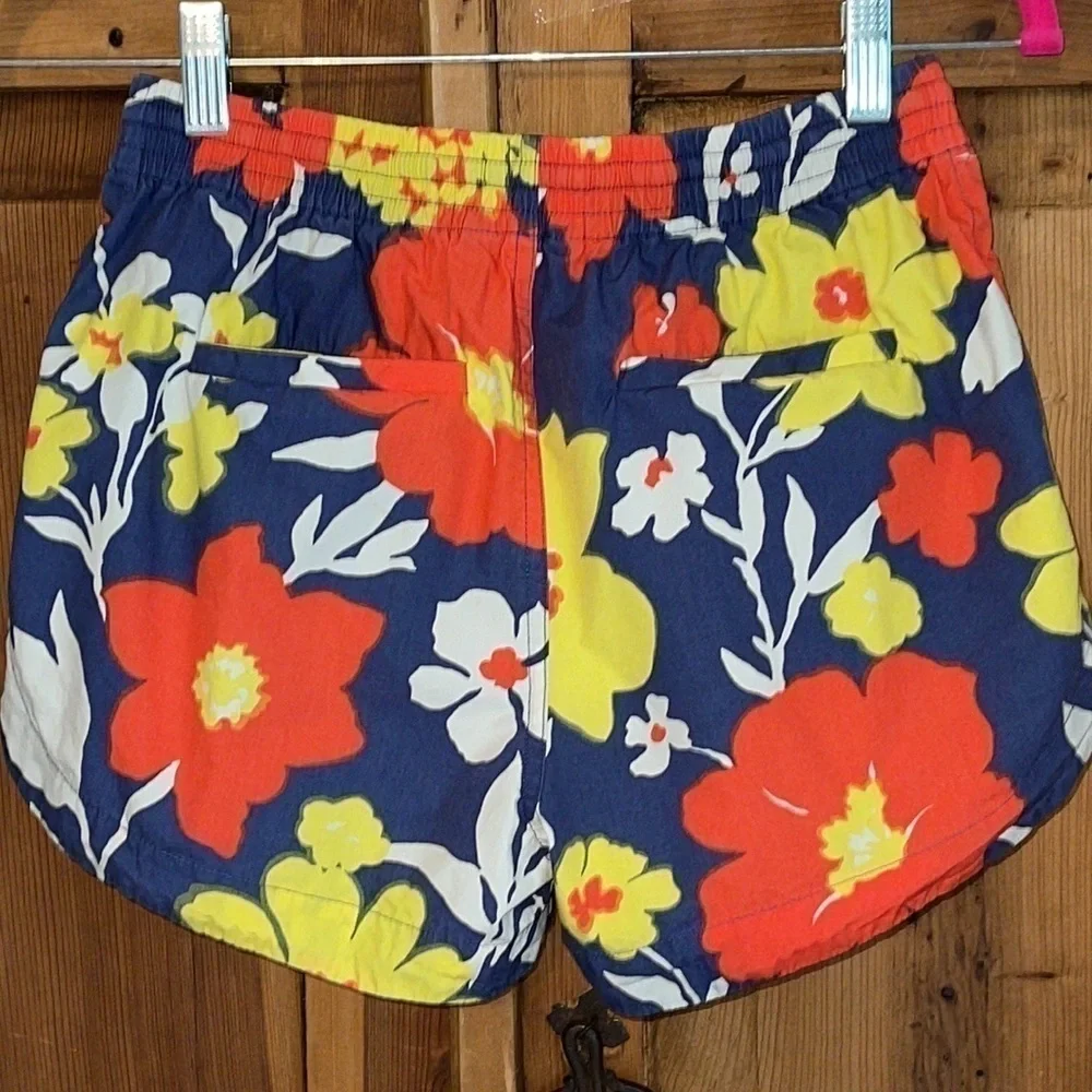 J. Crew Shorts Easy Tropical Print Floral Sz. XXXS